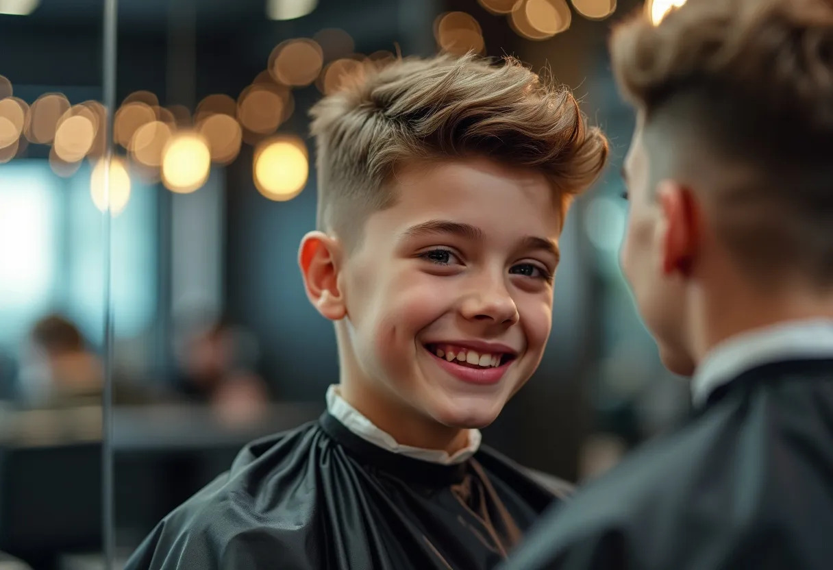 coiffeur adolescent