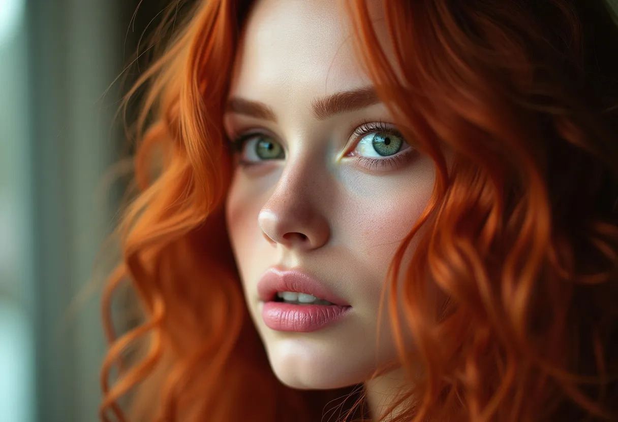 femme rousse