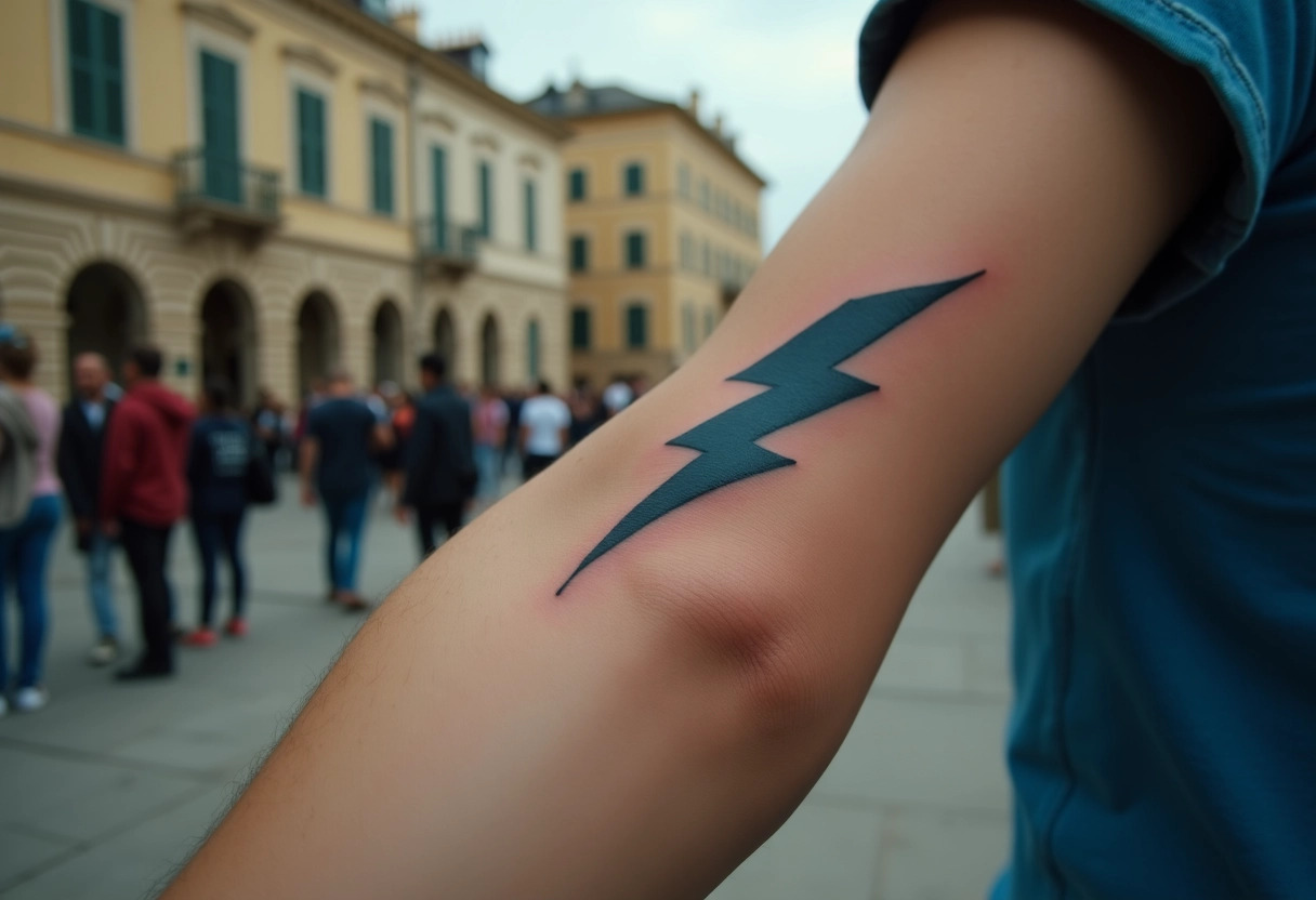 tatouage éclair