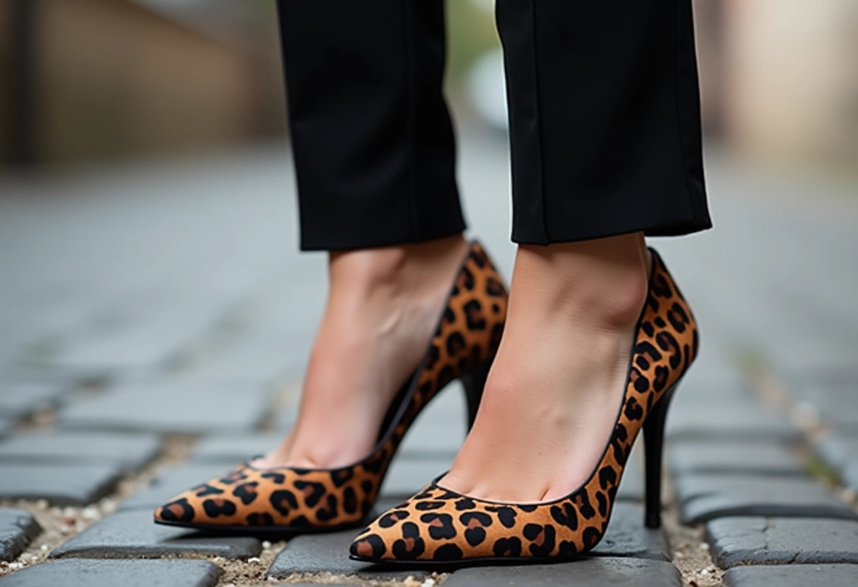 chaussures léopard