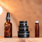 flacons de cosmétique