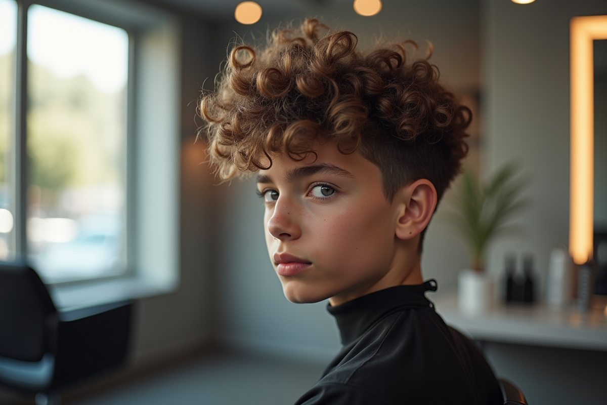 cheveux frisés