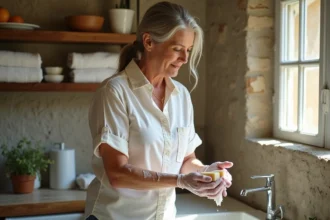 Savon de Marseille authentique avec ingrédients naturels pour la peau